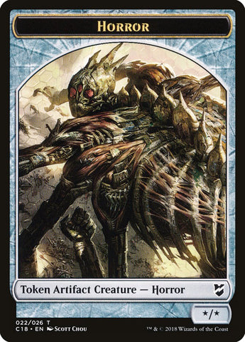 Horror Token [Commander 2018 Tokens]