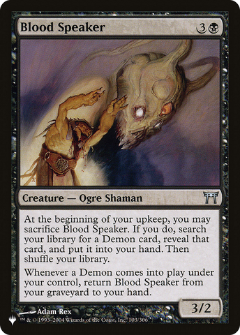 Blood Speaker [The List]