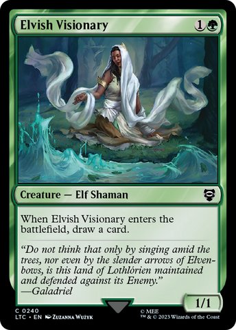 Elvish Visionary [The Lord of the Rings: Tales of Middle-Earth Commander]