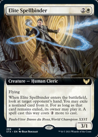 Elite Spellbinder (Extended Art) [Strixhaven: School of Mages]