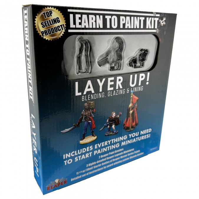 Reaper Miniatures - Learn to Paint Kit: Layer Up!