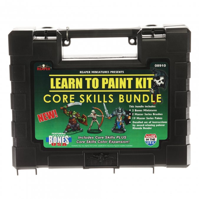 Reaper Miniatures - Learn to Paint Kit: Core Skills Bundle