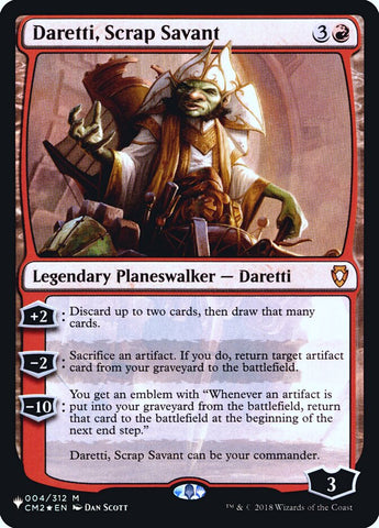 Daretti, Scrap Savant [Secret Lair: Heads I Win, Tails You Lose]