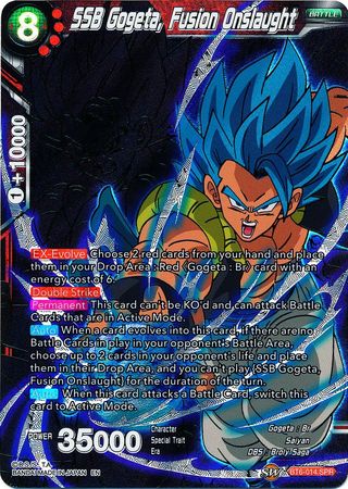 SSB Gogeta, Fusion Onslaught (SPR) (BT6-014) [Destroyer Kings]