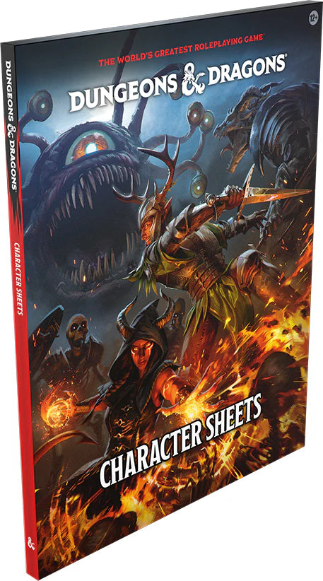 D&D Character Sheet 50 Count