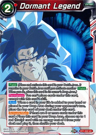 Dormant Legend (BT7-022) [Assault of the Saiyans]