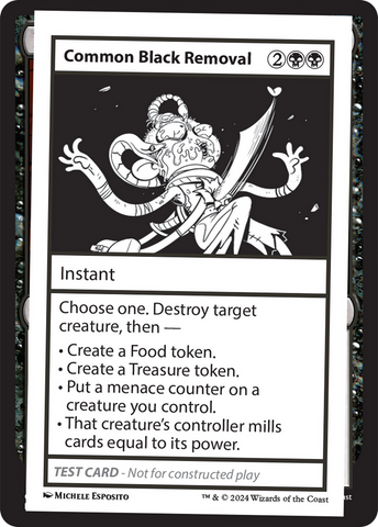 Common Black Removal [Mystery Booster 2 Playtest Cards]