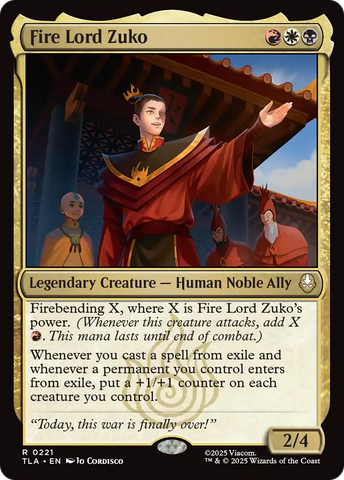 Fire Lord Zuko [Avatar: The Last Airbender]