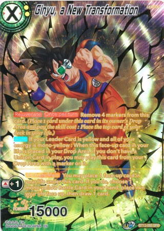 Ginyu, a New Transformation (SPR) (BT12-088) [Vicious Rejuvenation]