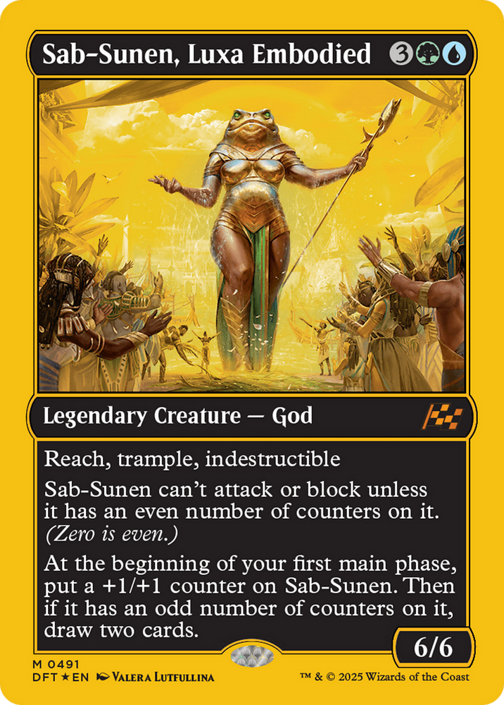 Sab-Sunen, Luxa Embodied (First-Place Foil) [Aetherdrift]