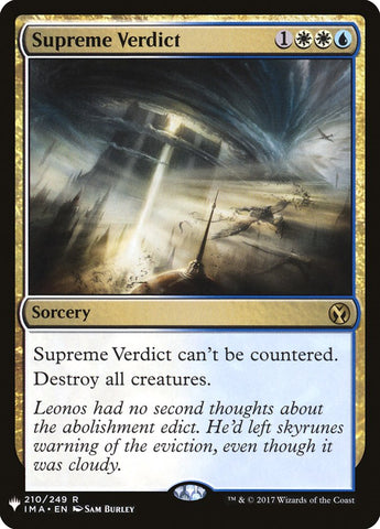 Supreme Verdict [Mystery Booster]