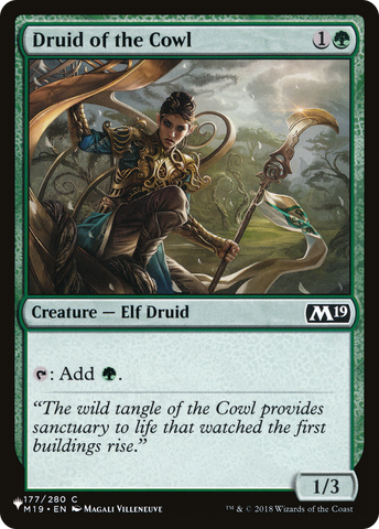 Druid of the Cowl [The List]