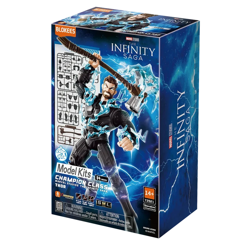 Marvel Infinity Saga Champion Class 02 Thor Model Kits - Blokees