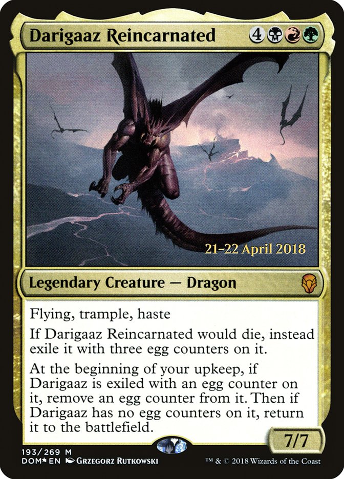 Darigaaz Reincarnated [Dominaria Prerelease Promos]