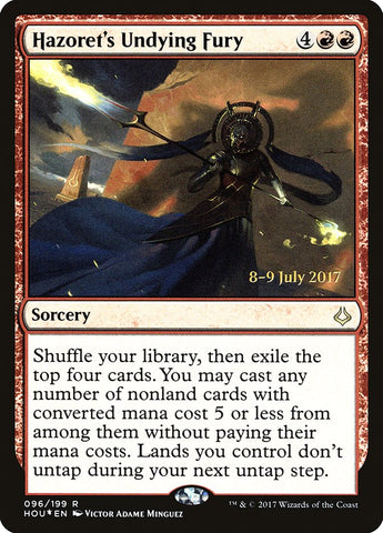 Hazoret's Undying Fury [Hour of Devastation Prerelease Promos]