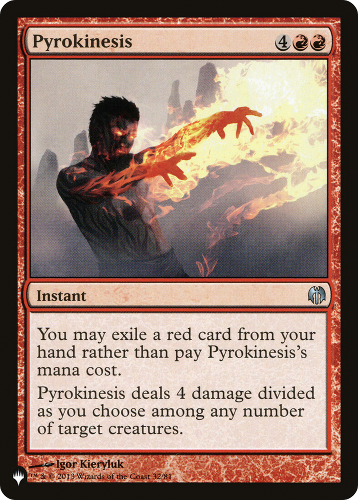 Pyrokinesis [The List]