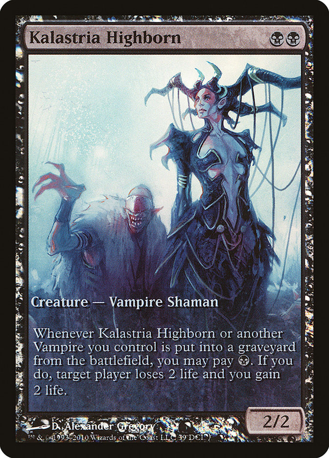 Kalastria Highborn (Game Day) (Extended Art) [Worldwake Prerelease Promos]