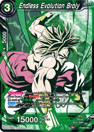 Endless Evolution Broly (Alternate Art) (P-033) [Special Anniversary Set]