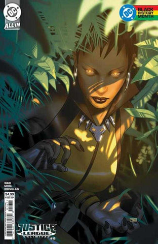 Justice League Unlimited #16 Cover G Taurin Clarke Black History Month Card Stock Variant (DC K.O.)