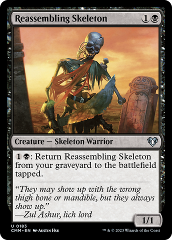 Reassembling Skeleton [Commander Masters]