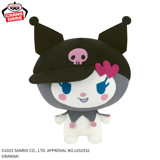 Banpresto 2762796 Sanrio Characters × Tamagotchi Mecha Mofugutto Kuromi Plush vol.2, 10.2"