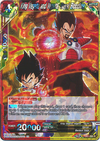 King Vegeta and Vegeta, Royal Bloodline (DB1-090) [Dragon Brawl]