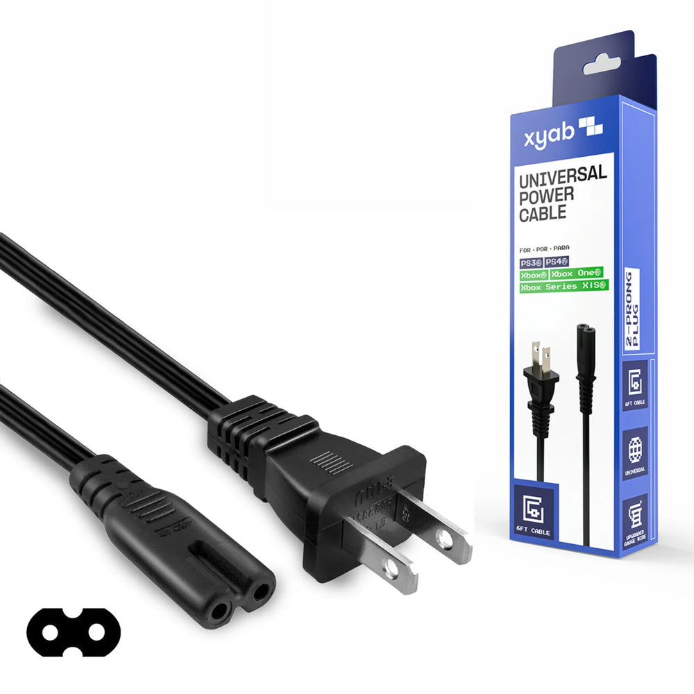2 Prong Basic Power Cable - XYAB