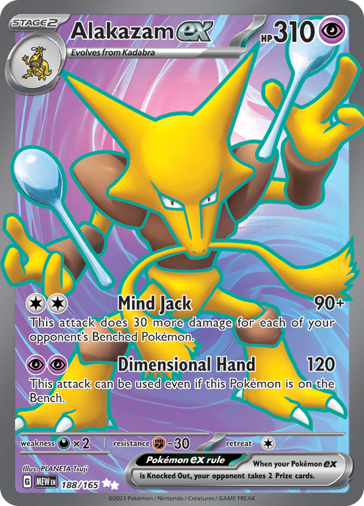 Alakazam ex (188/165) [Scarlet & Violet: 151]