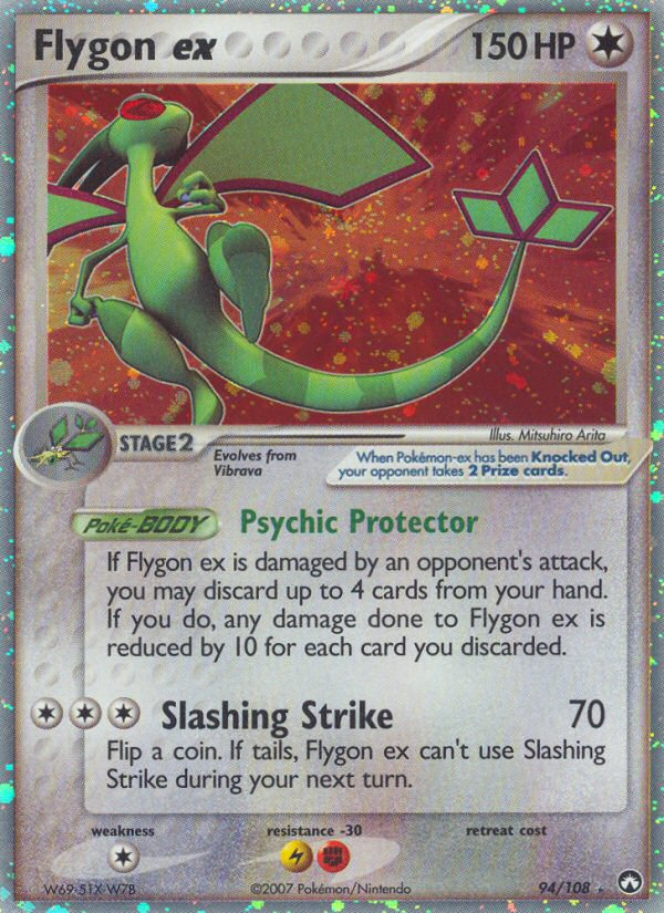 flygon v pokemon card price (2022) Brilliant Start your opponent takes 2 Prize cards The Cards of Pokmon TCG: