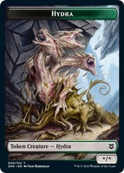 Hydra // Illusion Double-Sided Token [Zendikar Rising Tokens]