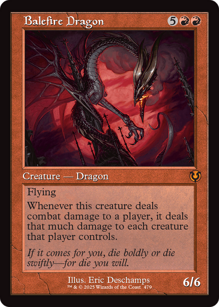 Balefire Dragon (Retro Frame) [Innistrad Remastered]