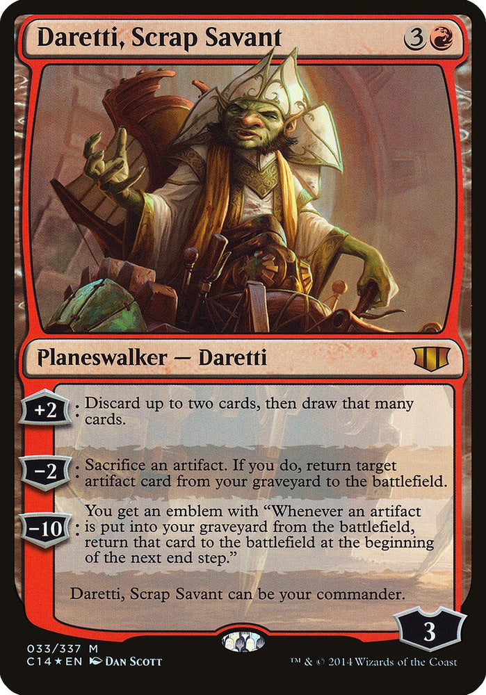 Daretti, Scrap Savant (Oversized) [Commander 2014 Oversized]