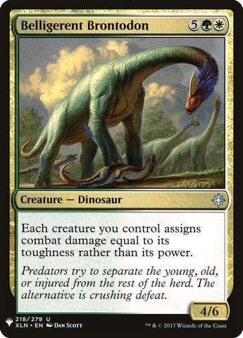 Belligerent Brontodon [Mystery Booster]