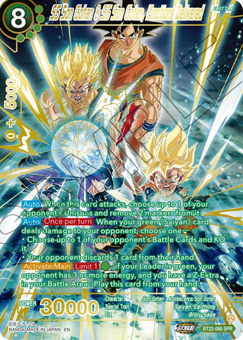 SS Son Gohan & SS Son Goten, Emotions Delivered (SPR) (BT22-066) [Critical Blow]