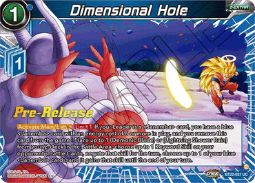 Dimensional Hole (BT22-037) [Critical Blow Prerelease Promos]