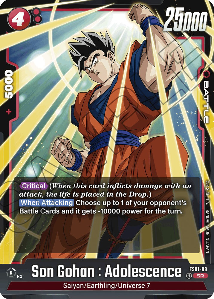 Son Gohan : Adolescence [Starter Deck: Son Goku]