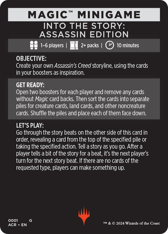 Into The Story: Assassin Edition (Magic Minigame) [Assassin's Creed Minigame]