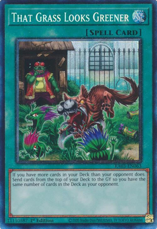 That Grass Looks Greener (CR) [RA03-EN063] Prismatic Collector's Rare