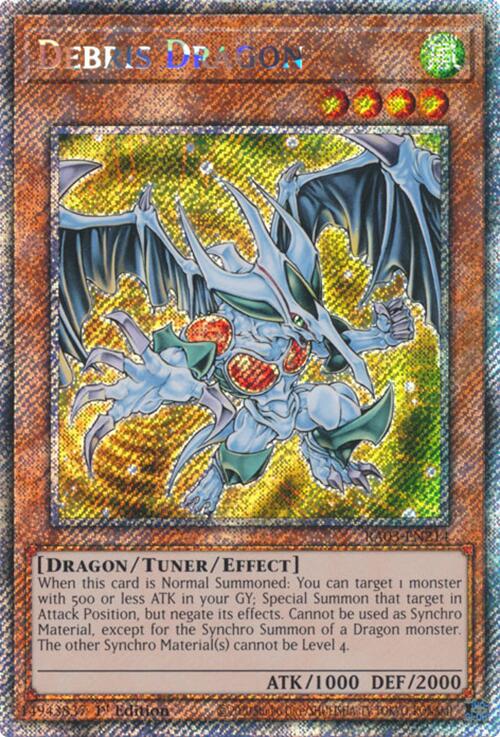 Debris Dragon (Platinum Secret Rare) [RA03-EN214] Platinum Secret Rare