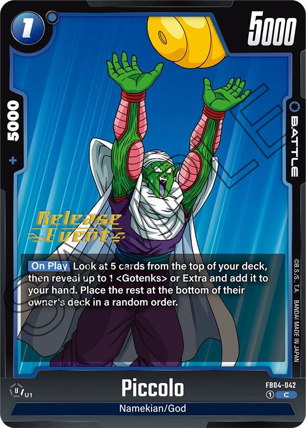 Piccolo (FB04-042) [Ultra Limit Release Event Cards]