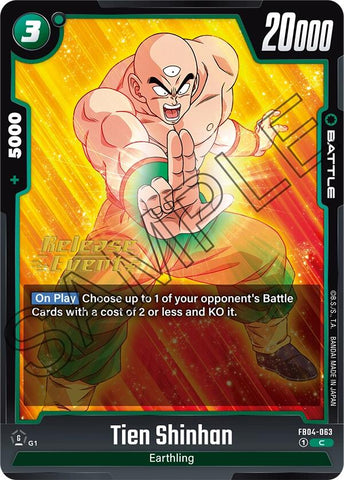 Tien Shinhan (FB04-063) [Ultra Limit Release Event Cards]