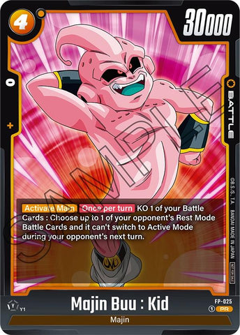 Majin Buu : Kid [Fusion World Promotion Cards]