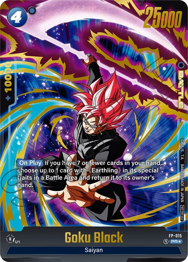 Goku Black (FP-015) (Selection Pack 01) [Tournament and Championship Promos]