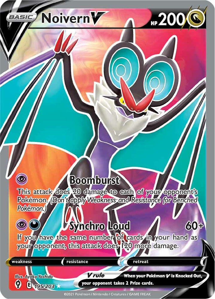 Noivern V (195/203) [Sword & Shield: Evolving Skies]