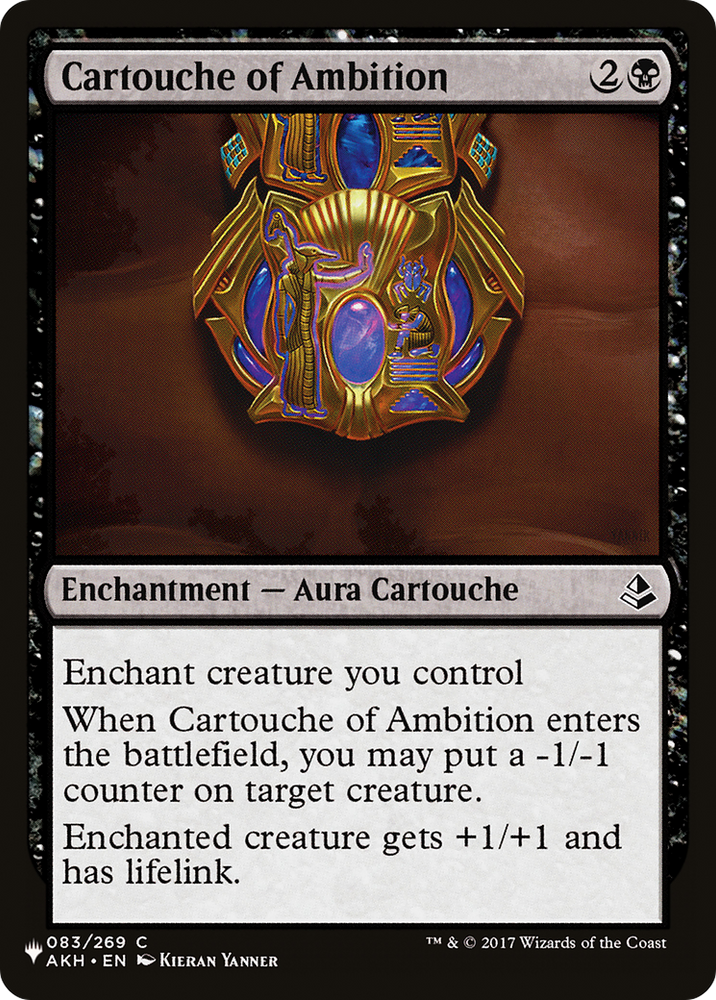 Cartouche of Ambition [The List]