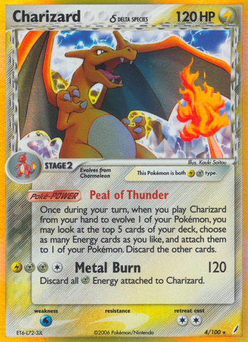 charizard pokemon card 4/130 TCG Base 2 LP/MP CakeHoarder Games This power cant be used if Charizard is Asleep 2000 Pokemon Charizard Base II