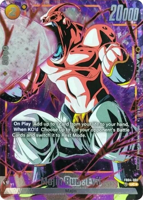 Majin Buu : Evil (FB04-091) (Tournament Pack -Winner- 05) [Fusion World Tournament Cards]