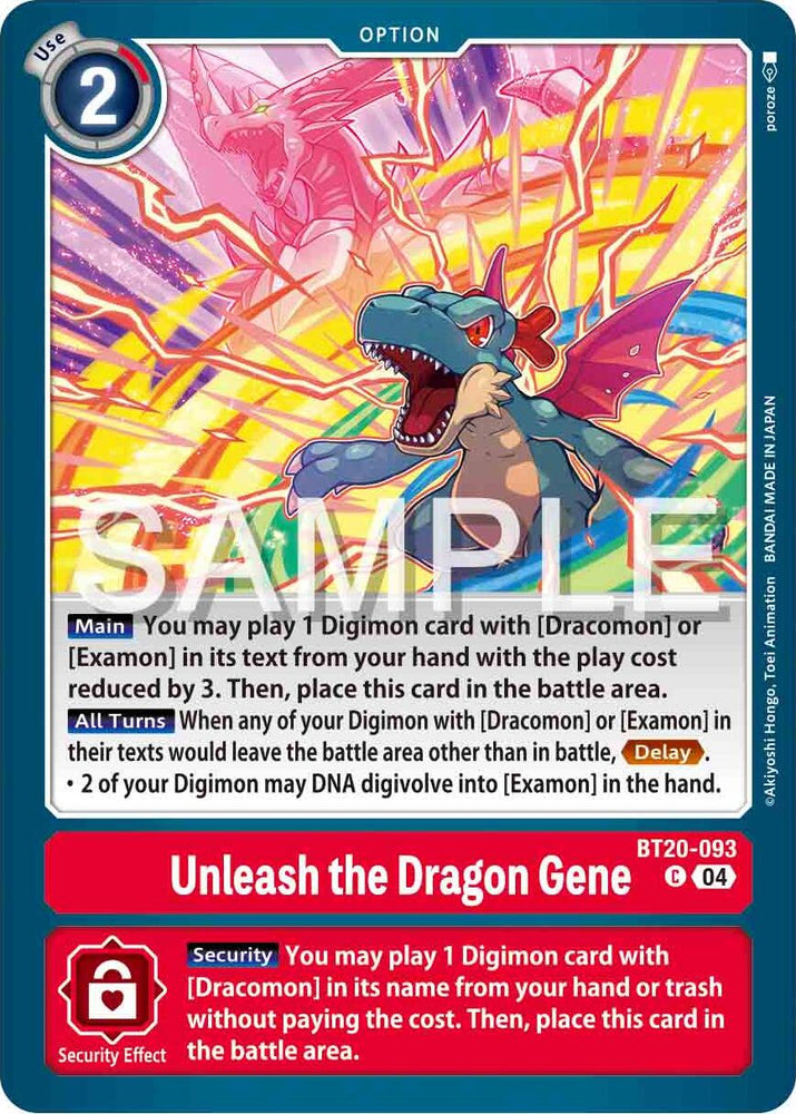 Unleash the Dragon Gene [BT20-093] [Release Special Booster 2.0]