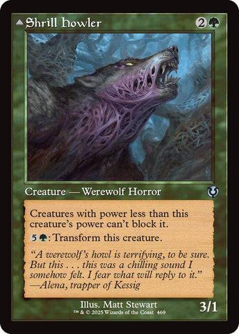 Shrill Howler // Howling Chorus (Retro Frame) [Innistrad Remastered]