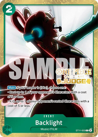 Backlight (Judge Pack Vol. 5) [One Piece Promotion Cards]